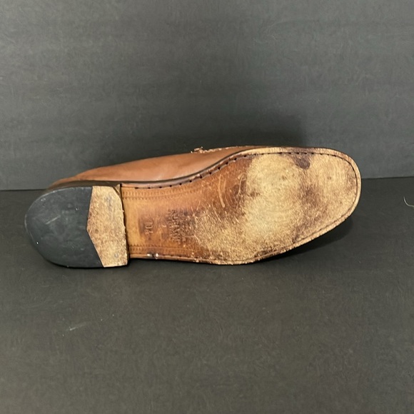 ALFANI LEATHER BASKET WEAVE LOAFERS SIZE 10.5 - Picture 9 of 16